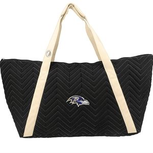 NIP Baltimore Ravens Chevron Stitch Weekender Bag